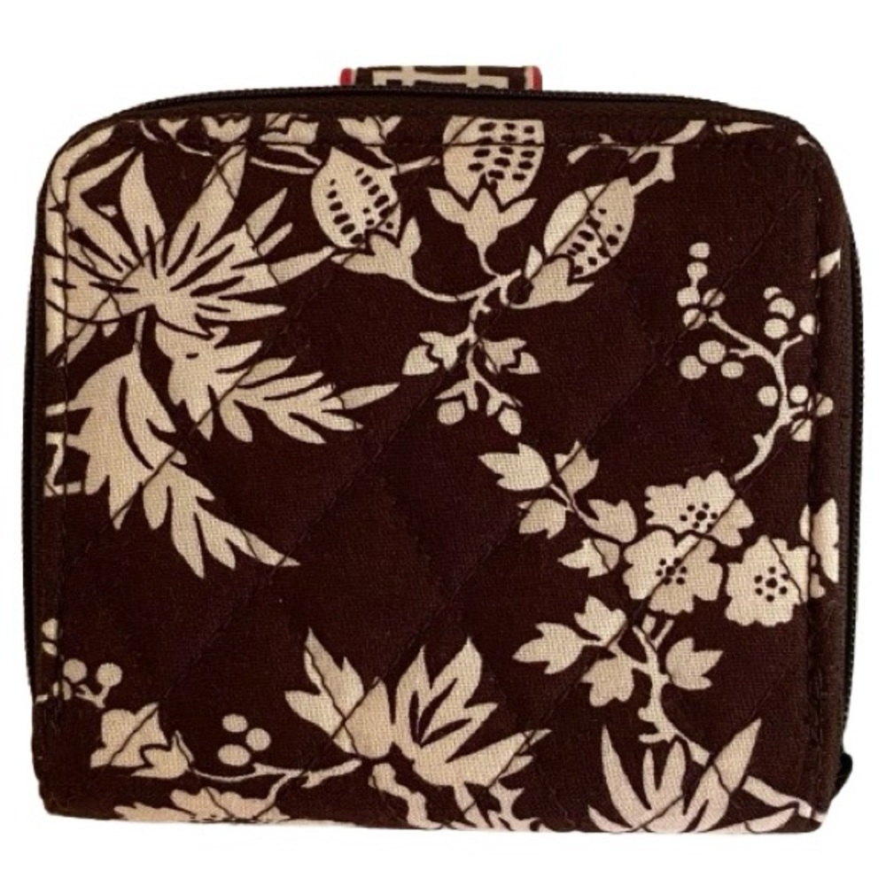 Vera Bradley Women's Mini Zip Wallet Imperial Toile 4.5” x 4” Quilted Fabric NWT - Picture 4 of 7